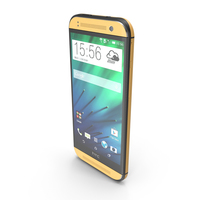 HTC One Mini 2 Amber PNG & PSD Images