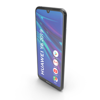 Huawei Y6 2019 Midnight Black PNG & PSD Images