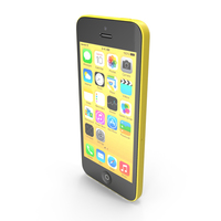 Apple IPhone 5C Yellow PNG & PSD Images