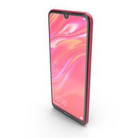 Huawei Y7 Coral Red PNG & PSD Images