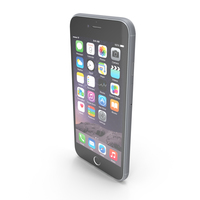 Apple iPhone 6 Plus Space Gray PNG & PSD Images
