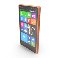 Nokia X2 Dual SIM Orange PNG & PSD Images