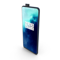 OnePlus 7T Pro Haze Blue PNG & PSD Images