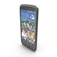 HTC Desire 526G+ Dual Sim Lacquer Black PNG & PSD Images