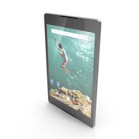HTC Nexus 9 White PNG & PSD Images