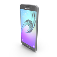 Samsung Galaxy A3 Black PNG & PSD Images