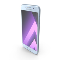 Samsung Galaxy A5 Blue Mist PNG & PSD Images