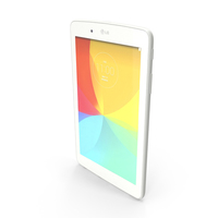 LG G Pad 7.0 White PNG & PSD Images