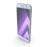 Samsung Galaxy A7 Blue Mist PNG & PSD Images