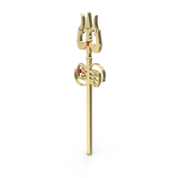 Gold Trident PNG & PSD Images