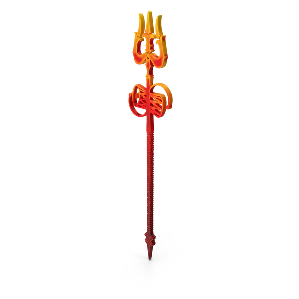 Orange Red Trident PNG & PSD Images