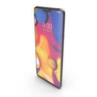 LG V40 ThinQ Carmine Red PNG & PSD Images