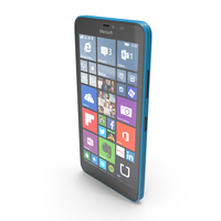 Microsoft Lumia 640 XL Dual SIM Matte Cyan PNG & PSD Images