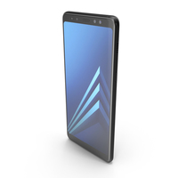 Samsung Galaxy A8 2018 Plus Black PNG & PSD Images