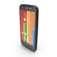 Motorola Moto G 4G Black PNG & PSD Images