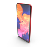 Samsung Galaxy A10 Red PNG & PSD Images