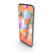 Samsung Galaxy A11 White PNG & PSD Images