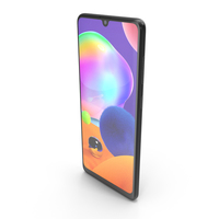 Samsung Galaxy A31 Prism Crush Black PNG & PSD Images