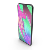 Samsung Galaxy A40 Black PNG & PSD Images