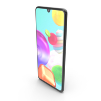 Samsung Galaxy A41 Prism Crush Black PNG & PSD Images