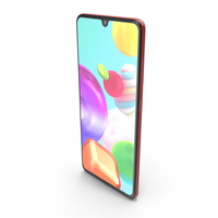 Samsung Galaxy A41 Prism Crush Red PNG & PSD Images