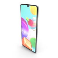 Samsung Galaxy A41 Prism Crush Silver PNG & PSD Images