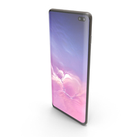 Samsung Galaxy S10 Plus Prism Black PNG & PSD Images