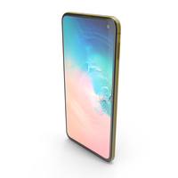 Samsung Galaxy S10e Canary Yellow PNG & PSD Images