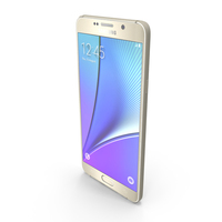 Samsung Galaxy Note 5 Gold Platinum PNG & PSD Images