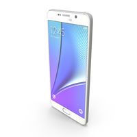 Samsung Galaxy Note 5 White Pearl PNG & PSD Images