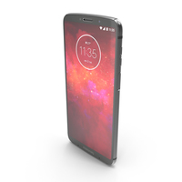 Motorola Moto Z3 Play Onyx Black PNG & PSD Images