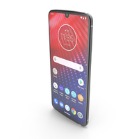 Motorola Moto Z4 Frost White PNG & PSD Images