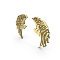 Wings Bird Style Gold PNG & PSD Images