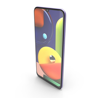Samsung Galaxy A50s Prism Crush Violet PNG & PSD Images