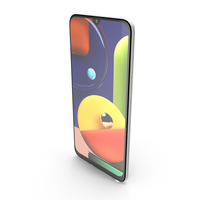 Samsung Galaxy A50s Prism Crush White PNG & PSD Images