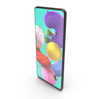 Samsung Galaxy A51 Prism Crush Black PNG & PSD Images