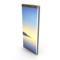 Samsung Galaxy Note 8 Maple Gold PNG & PSD Images