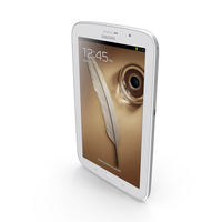 Samsung Galaxy Note 8.0 N5100 White PNG & PSD Images