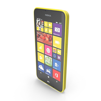 Nokia Lumia 638 Yellow PNG & PSD Images