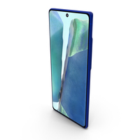 Samsung Galaxy Note 20 Mystic Blue PNG & PSD Images