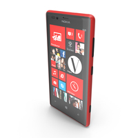 Nokia Lumia 720 Red PNG & PSD Images