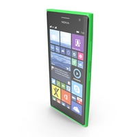 Nokia Lumia 730/735 Dual Sim Green PNG & PSD Images