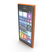 Nokia Lumia 730/735 Dual Sim Orange PNG & PSD Images