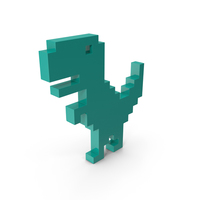 OFFLINE DINOSAUR TURQUOISE PNG & PSD Images