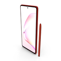 Samsung Galaxy Note10 Lite Aura Red PNG & PSD Images