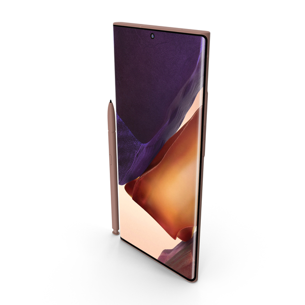 Samsung Galaxy Note20 Ultra Mystic Bronze 3D model - Download Electronics  on