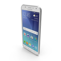Samsung Galaxy J7 White PNG & PSD Images