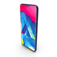 Samsung Galaxy M10 Blue PNG & PSD Images