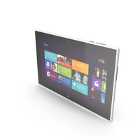 Nokia Lumia 2520 White PNG & PSD Images