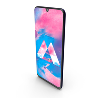 Samsung Galaxy M30 Blue PNG & PSD Images